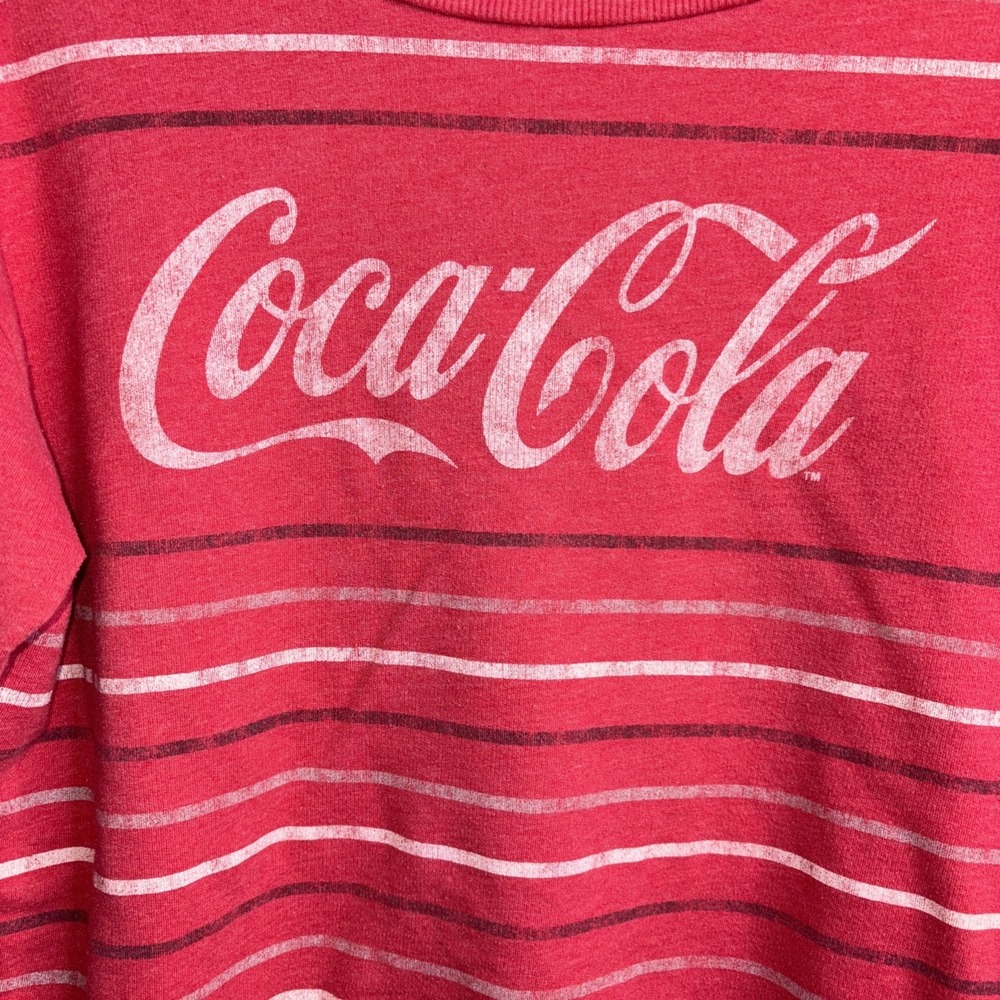 MIGHTY FINE BRAND Coca-cola‎ LADIES LARGE RETRO VTG LONG SLEEVE SWEATSHIRT - Picture 2 of 6